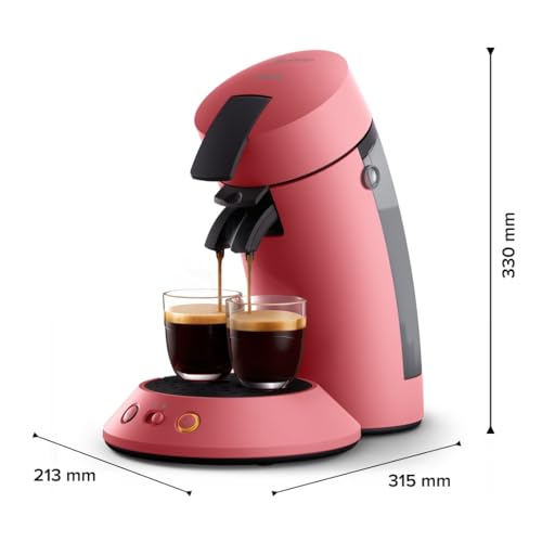 Machine à Café Dosettes SENSEO Original Plus Rouge Tendre CSA210/35
