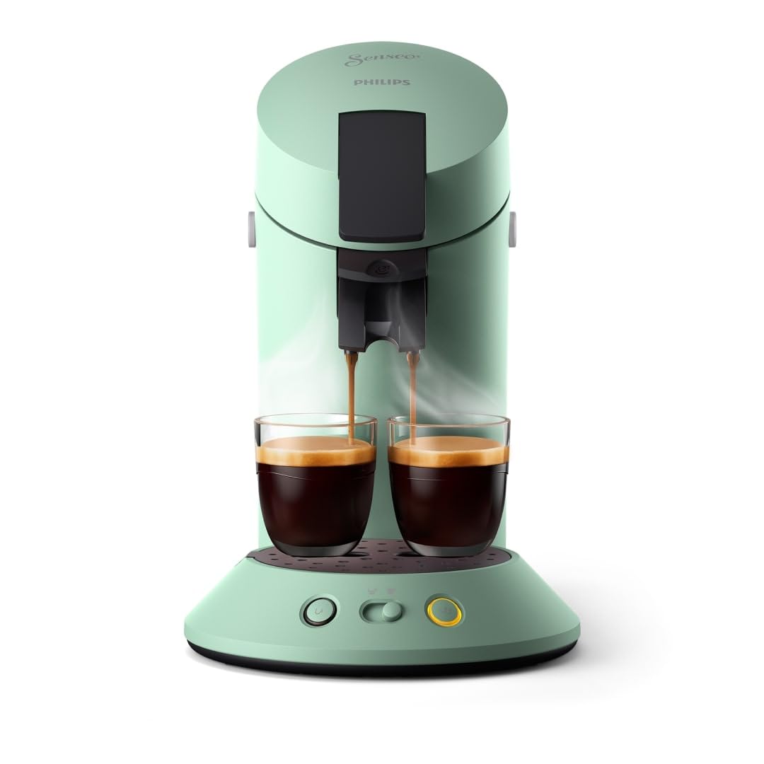 Machine à Café Dosettes SENSEO Original Plus Vert Désert CSA210/80