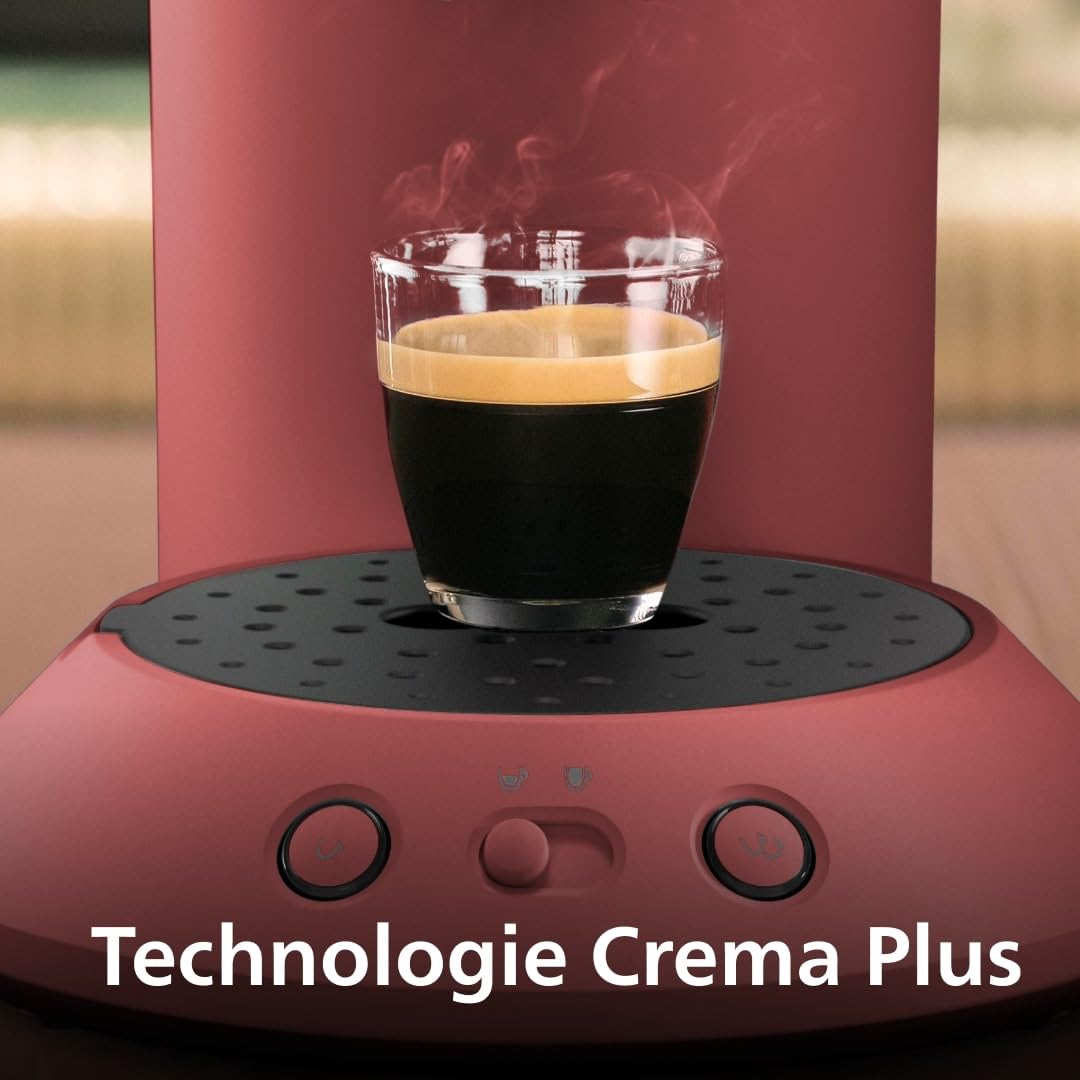 Machine à Café Dosettes SENSEO Original Plus Rouge Tendre CSA210/35