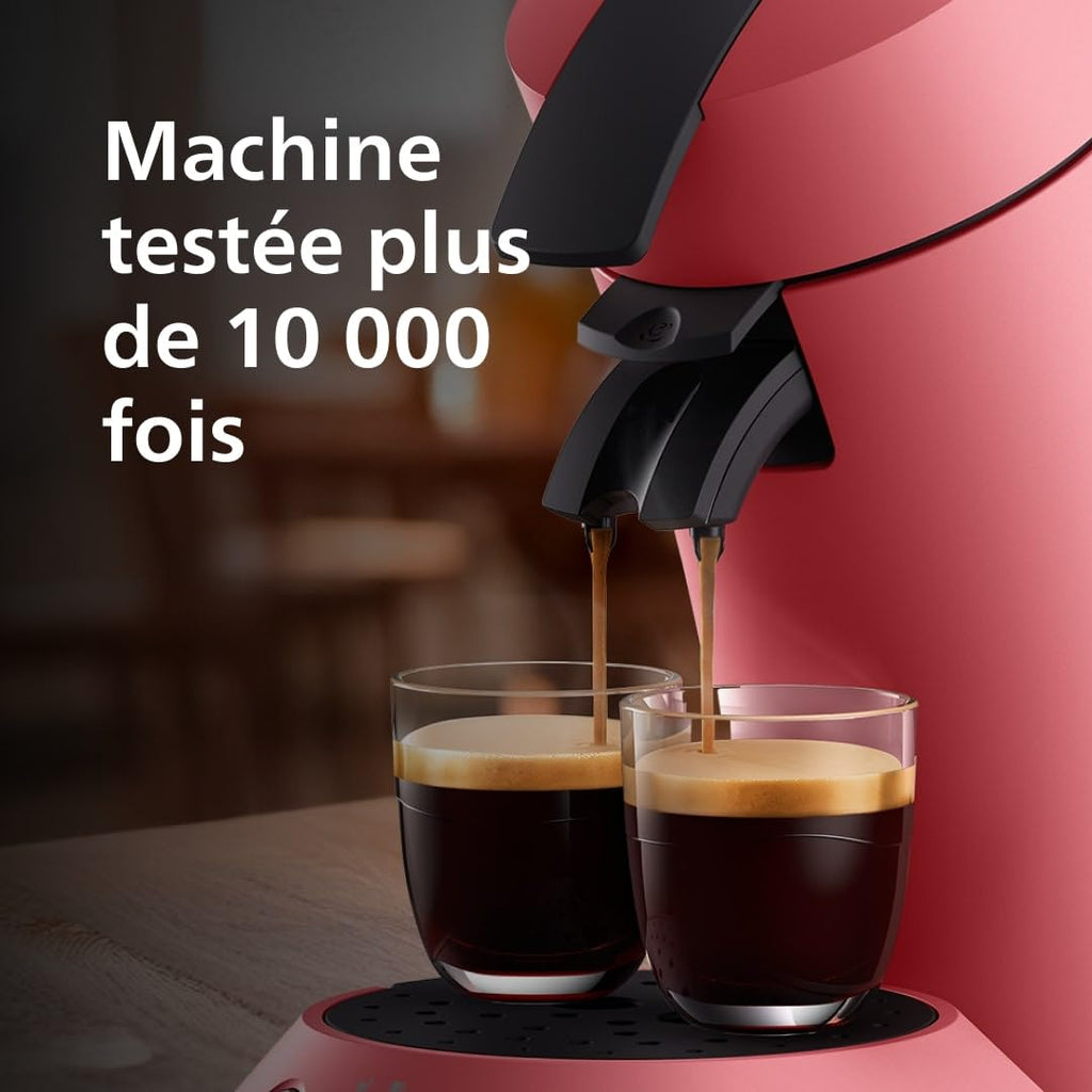 Machine à Café Dosettes SENSEO Original Plus Rouge Tendre CSA210/35