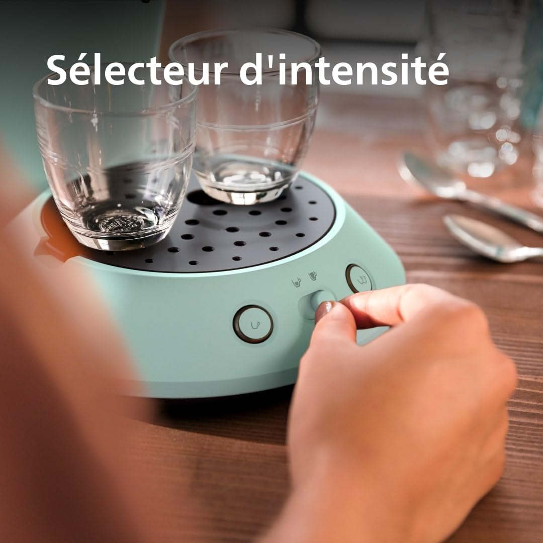 Machine à Café Dosettes SENSEO Original Plus Vert Désert CSA210/80