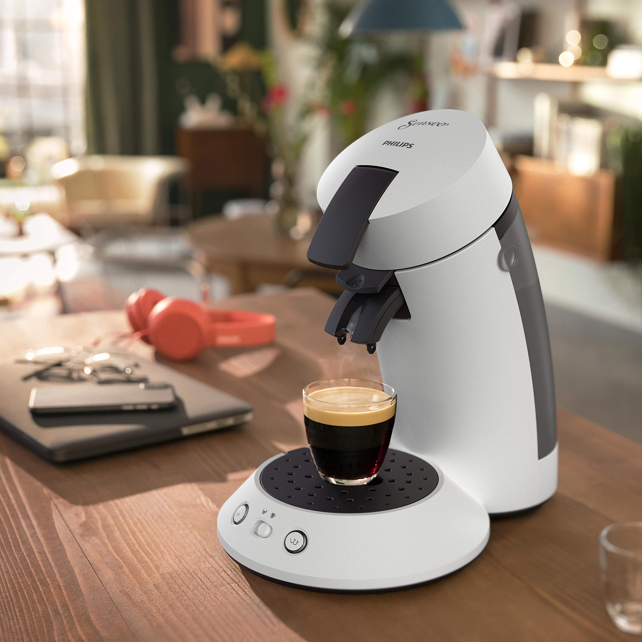 Machine à Café Dosettes SENSEO Original Plus Blanche CSA210/11